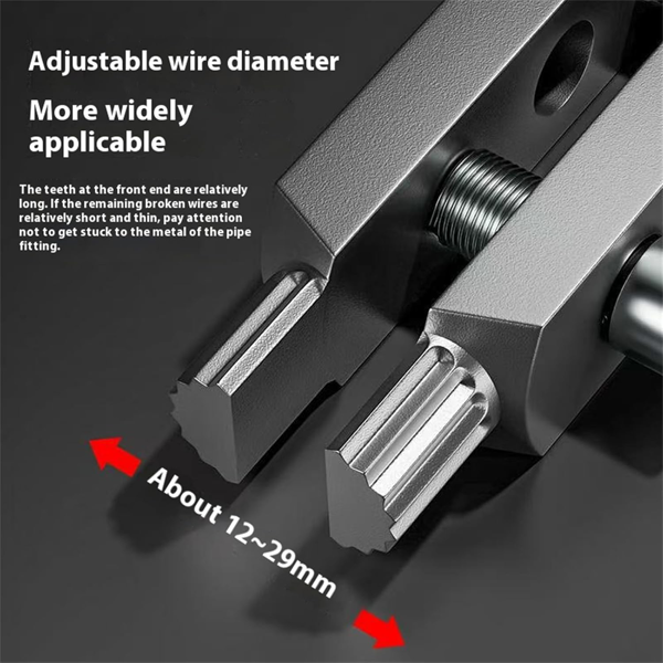 损坏螺丝拆卸和拆卸器的剥离螺丝提取器套装 易拆螺栓抽取套件 断裂内六角螺丝拆卸工具 坏水管抽取器 男士最佳 DIY 礼物-4