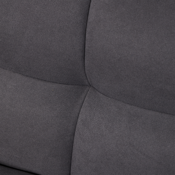 75英寸喇叭扶手可转换双人沙发床-深灰色-9