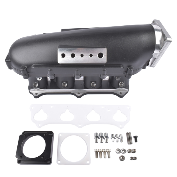 进气歧管 Ultra Race Intake Manifold Kit Black Replacement for Honda Civic 2002-2005 Acura RSX 2002-2006 TSX K20A2-5
