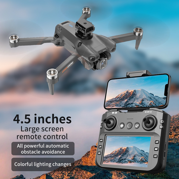 Foldable Quadcopter Drone | Brushless Motors, Large Display Remote Control, 360° Obstacle Avoidance, Optical Flow Hovering Technology, Front/Back Flips, Long-range, High-quality-11