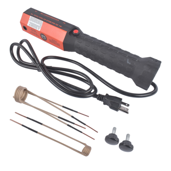 加热器 1100W 110V Magnetic Induction Heater Kit Flameless Bolt Remover Tool w/ 3 Coils for Rusty Screw Removing