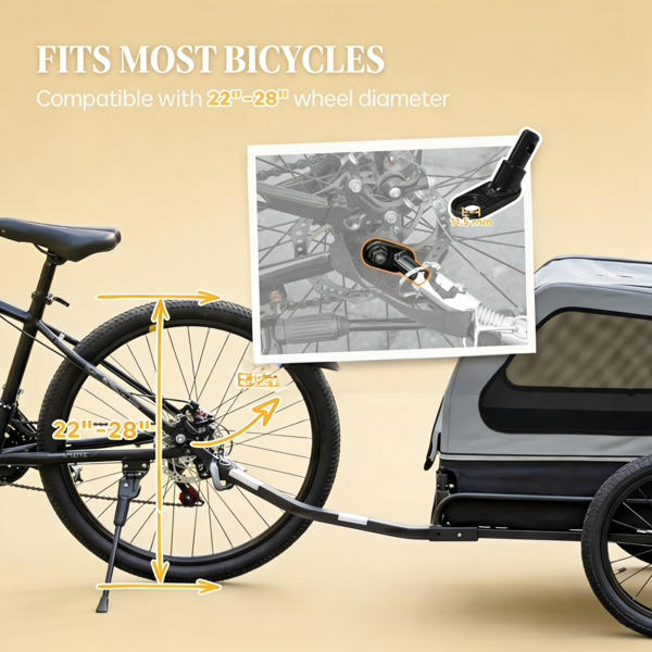 宠物自行车拖车-3