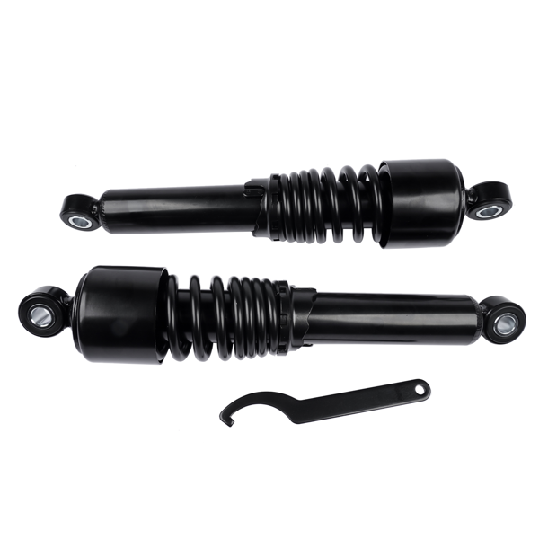 弹簧减震 2Pcs 13" Heavy Duty Rear Shock Absober Fit for Harley-Davidson Road King Touring Street Tour Glide Black-7