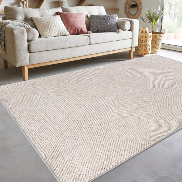 几何3D纹地毯5'*7'-6