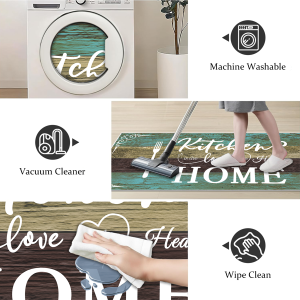 （仿羊绒水洗底）Home 地毯三件套-5