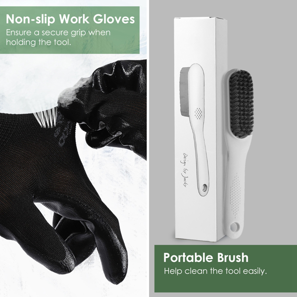 （自提可发加拿大，temu&tk下自提单）多功能球根种植工具，长柄5合1园艺挖土除草铲，适用于家庭花园草坪，长柄球根种植铲操作简便，多功能园艺工具，适用于种植、除草和挖土-9