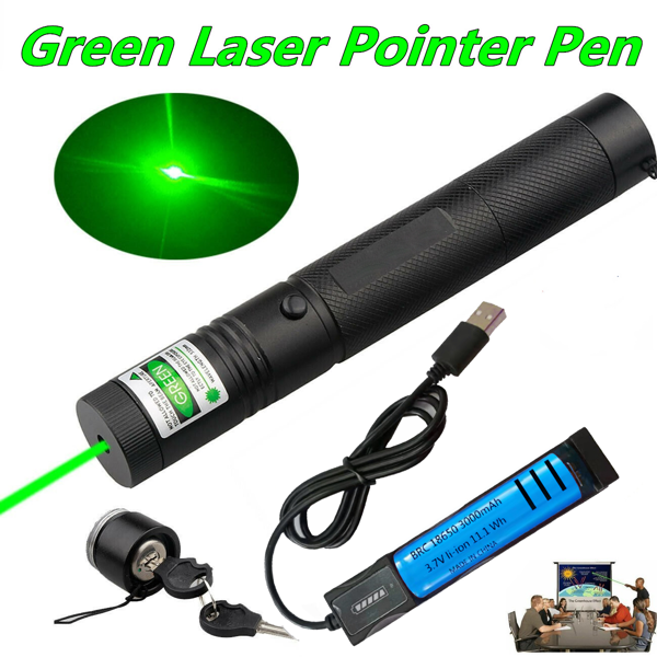 （2套）会议演示用532nm绿色可见光束激光笔可充电组合套装-7