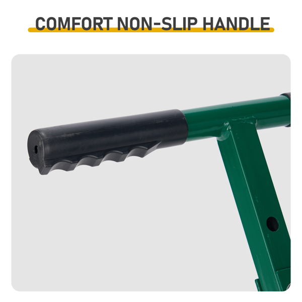 24in 绿色 双用把手（人力手推&挂ATV拖车）播撒器 铁 草坪滚筒-4