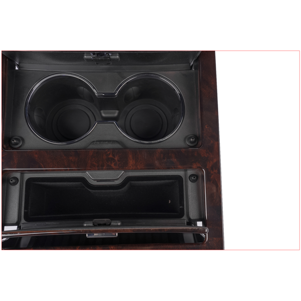 水杯架 New Console Cup Holder Woodgrain Fits for Cadillac Escalade Chevrolet Suburban Silverado GMC Yukon Sierra 1500 2500HD 3500HD 2007-2014 23164631 20811675-7