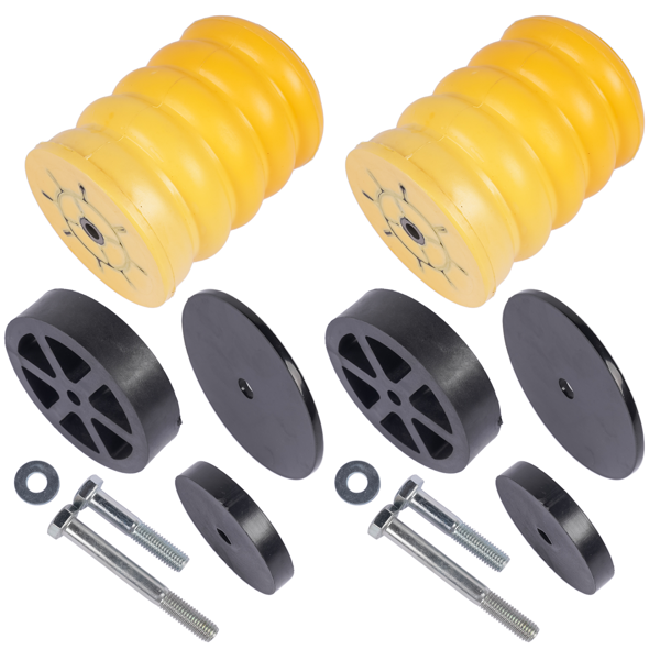 悬架缓冲胶 2PCS Rear Suspension Helper Springs SSR-121-54 Replacement for Ford Transit 150 250 350 350HD 2015-2024-3