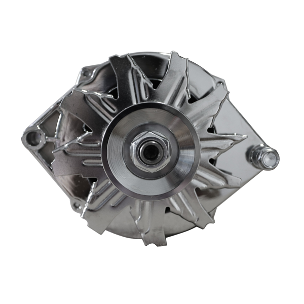 发电机 1G Style Chrome 110 AMP 1 Wire Alternator Replacement for Ford Mustang 289 302 351 V8 10SI-4