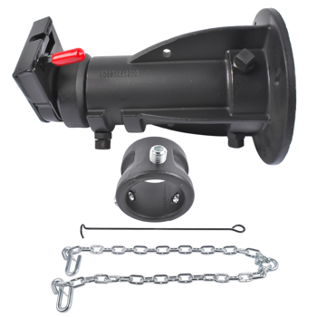 房车牵引座 12\\" to 16\\" Adjustable Cushioned 5th-Wheel-to-Gooseneck Adapter 20,000 lb for RV Trailer Camper #C5G1216