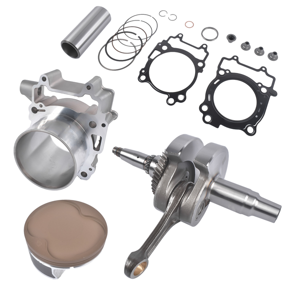 曲轴套装 Engine Rebuild Kit w/Crankshaft +Cylinder Block 810965 Replacement for Polaris Sportsman 570-4