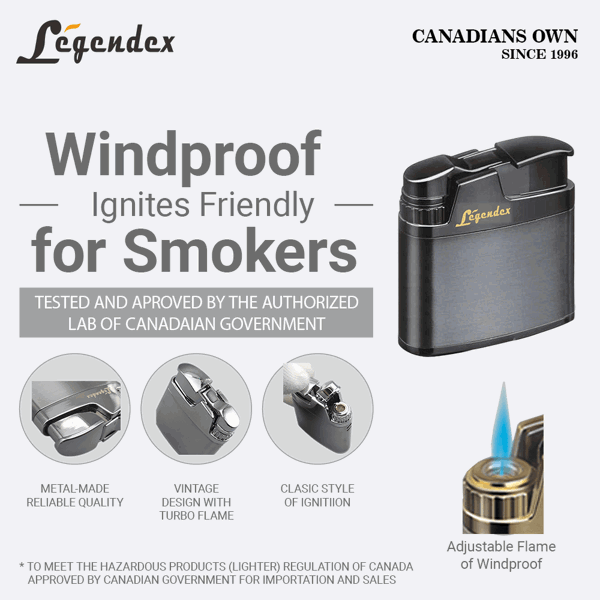 LEGENDEX®攀登者* 银色防风打火机复古风格用于雪茄香烟厨房户外可重复充气可调节火焰高度便携式-2