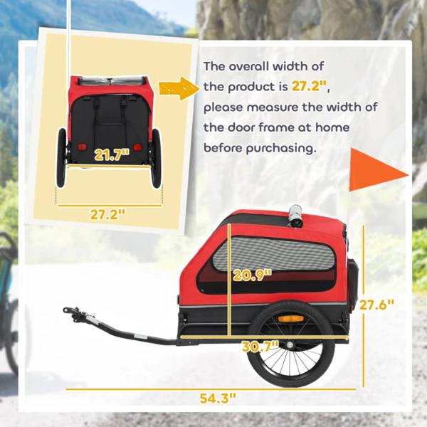 宠物自行车拖车-4