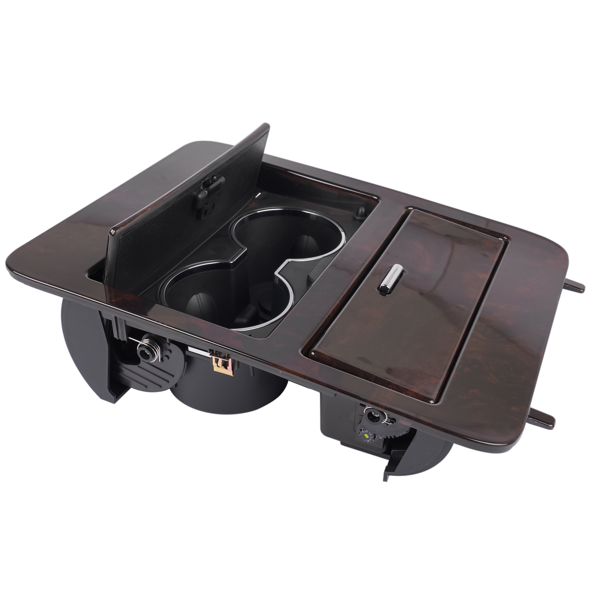 水杯架 New Console Cup Holder Woodgrain Fits for Cadillac Escalade Chevrolet Suburban Silverado GMC Yukon Sierra 1500 2500HD 3500HD 2007-2014 23164631 20811675-1