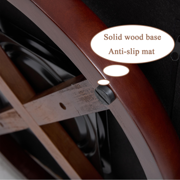 Swivel Accent Chair Modern Barrel Armchair with Wood Base for Bedroom Reading Waiting Living Room-7