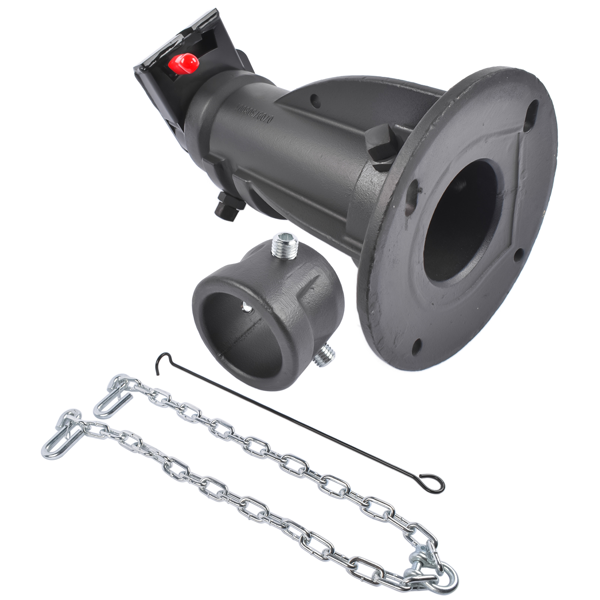 房车牵引座 12" to 16" Adjustable Cushioned 5th-Wheel-to-Gooseneck Adapter 20,000 lb for RV Trailer Camper #C5G1216-2