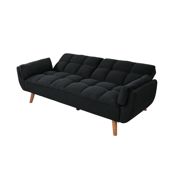 75英寸喇叭扶手可转换双人沙发床-3