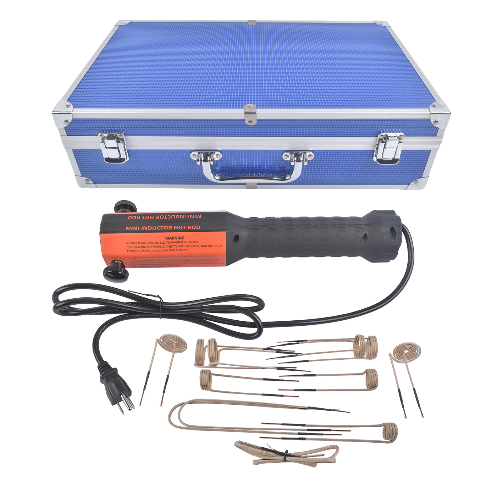 Magnetic Induction Heater Kit 1100W 110V Induction Flameless Bolt Heat Tool with 12 Coils view 2