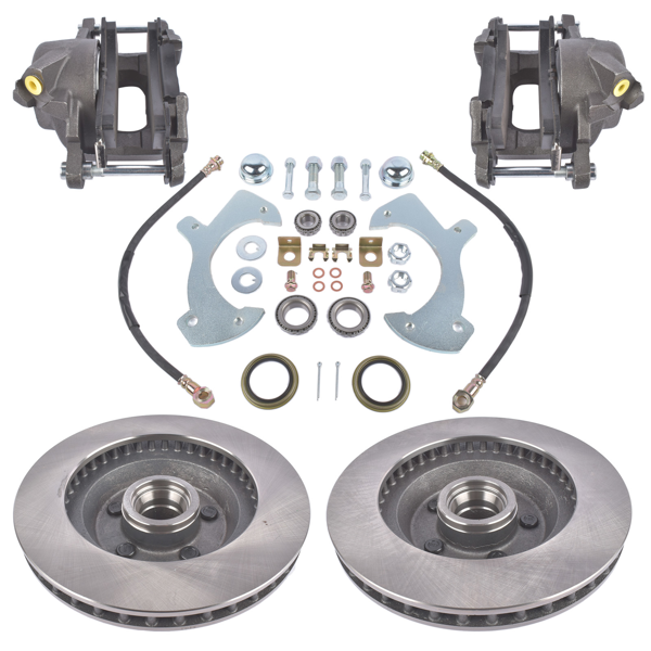 刹车盘套装 Disc Brake Kit replacement for 1957-1972 FORD Galaxie Fullsize Cars DBKFSFD64STD-2