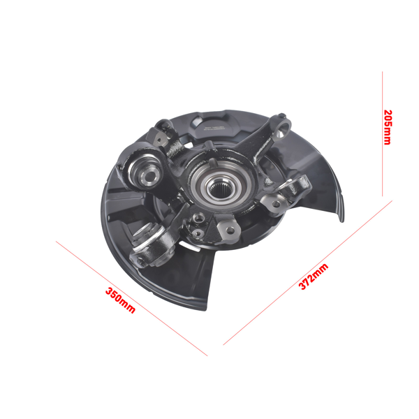 转向节总成 Rear Right Steering Knuckle & Hub Bearing Assembly Fits for BMW 335i 325xi 330i 328i 33326774808-7