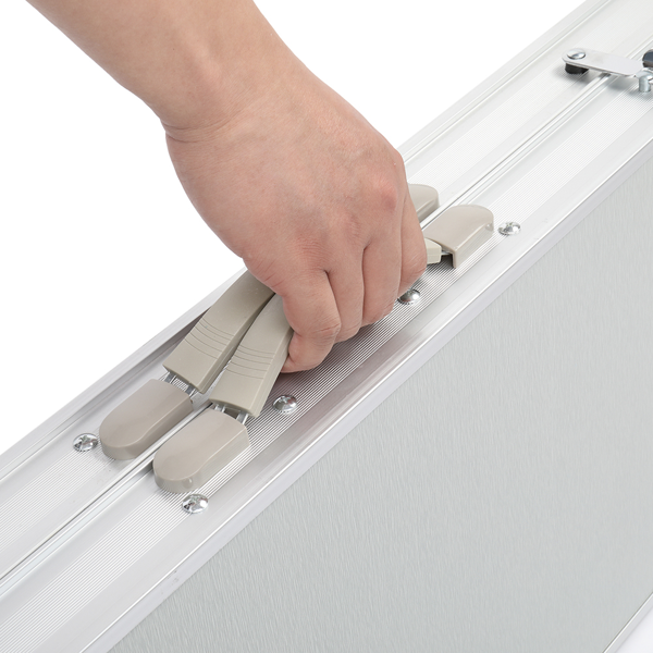 银色 铝合金 野营连体桌椅 桌椅连体 136*85.5*67cm 50kg-21