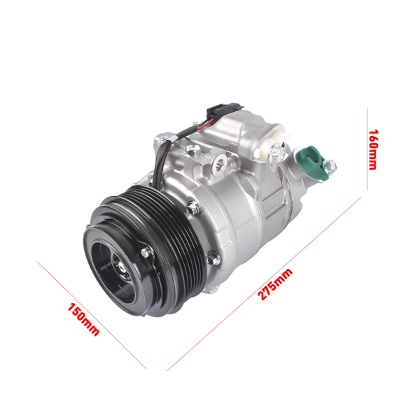 空调压缩机 Air Conditioner A/C Compressor with Clutch Replacement for Ford Explorer 2011-2015 BB5Z19703B EB5Z19703B-7