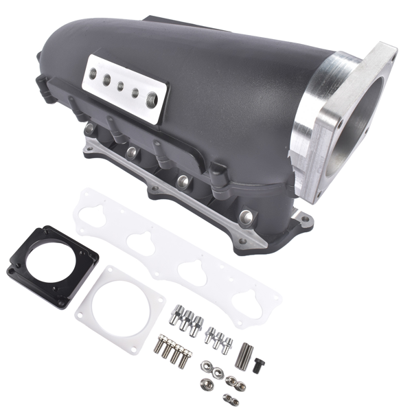 进气歧管 Ultra Race Intake Manifold Kit Black Replacement for Honda Civic 2002-2005 Acura RSX 2002-2006 TSX K20A2-1