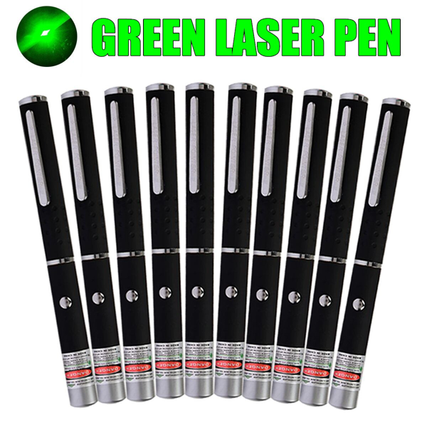 10支会议演示用小型激光笔532nm绿光可见光束1mW(物流仅支持发USPS，TK/TEMU仅自提)-1