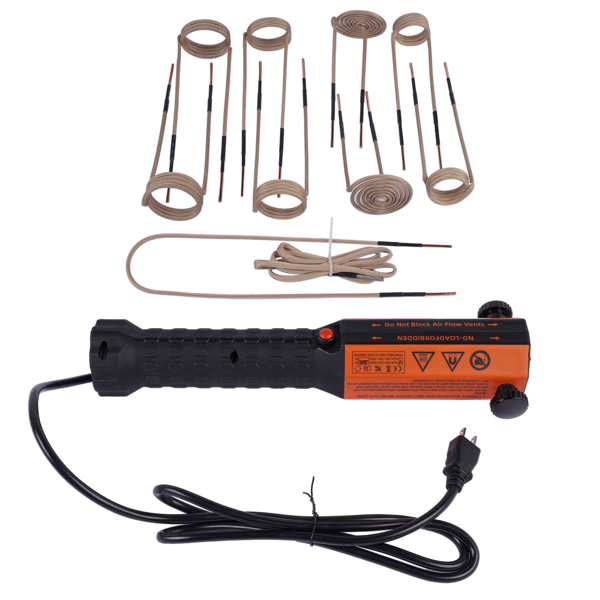 加热器 1200W Induction Heater 110V 10 Coils Replacement for Removing Rusted Bolts Nuts Bearings-6