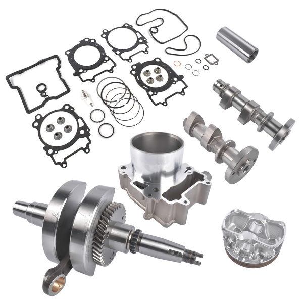 曲轴套装 Engine Crankshaft Kit with  2 Camshafts, Cylinder, Piston, Gaskets Set Replacement for Polaris RZR Ranger Sportsman ACE 570 2204729-6