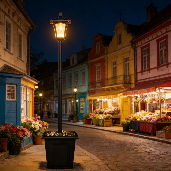 太阳能灯柱灯-1