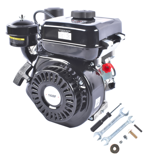 A3-黑色3HP四冲程单缸柴油发动机 3HP 4-stroke Heavy Duty Single Cylinder Diesel Motor Engine 196CC/2200W (Black)-2