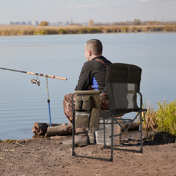 座高19"*宽23"*深16"  棕色  野营椅 牛津布 120kg-10