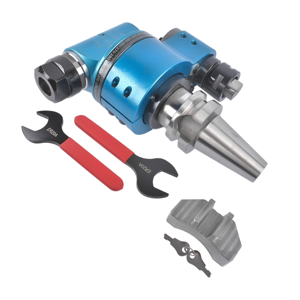 角度头 BT30-90°-21-ER20 Fixed Angle Head Collet Chuck 90°Angle 1:1 Gear Ratio 5000r/min Single Head 90 Degree Side Angle Milling Head-6