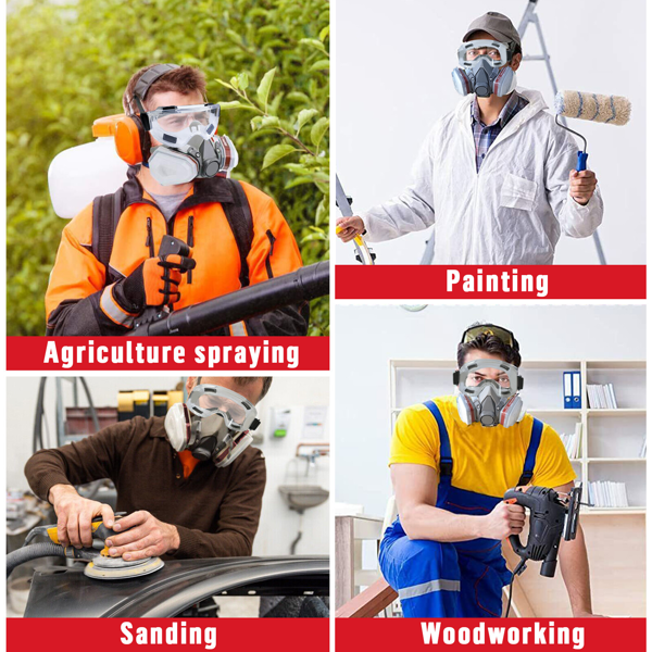 16in1可重复使用面罩带保护眼罩带过滤器面罩-9