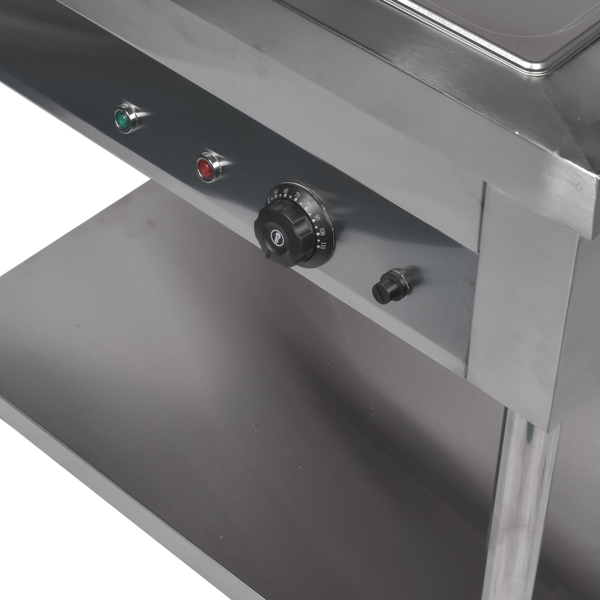A3-6盘商用保温柜 6-Pan Commercial Food Warmer, Professional Buffet Catering Food Warmer, Electric Steam Table, Stainless Steel-12