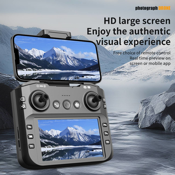 Foldable Quadcopter Drone | Brushless Motors, Large Display Remote Control, 360° Obstacle Avoidance, Optical Flow Hovering Technology, Front/Back Flips, Long-range, High-quality-14