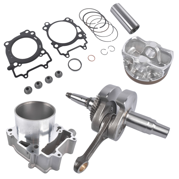 曲轴套装 Engine Rebuild Kit w/Crankshaft +Cylinder Block 810965 Replacement for Polaris Sportsman 570-6