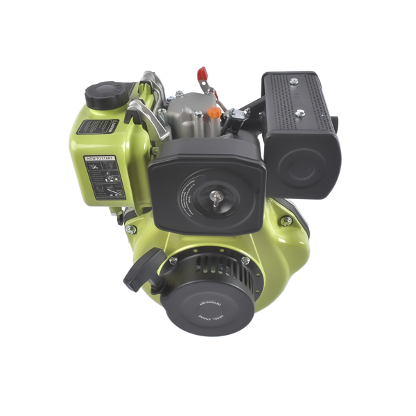 A3-绿色5HP四冲程单缸柴油发动机 5HP 4-stroke Heavy Duty Single Cylinder Diesel Motor Engine 247CC/3600W (Green)-2