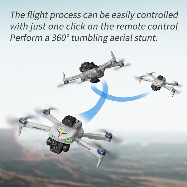 GD83 Drone Is Equipped with Dual Cameras, Powerful Brushless Motor,Light Flow Positioning, , Foldable Aerial Photography Drone-6