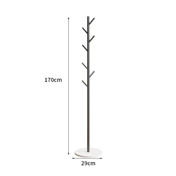 Clothing Rack, Golden Metal Freestanding Heavy Duty Clothes Rack with Marble Base, Multipurpose Garment Hanger for Bedroom, Hat, Scarf, Jacket,-10