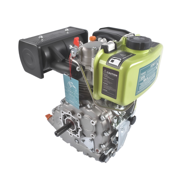 A3-绿色5HP四冲程单缸柴油发动机 5HP 4-stroke Heavy Duty Single Cylinder Diesel Motor Engine 247CC/3600W (Green)-5