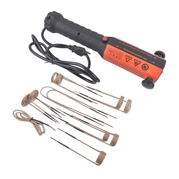 加热器 1200W 110V Magnetic Induction Heater Induction Tool Flameless Bolt Remover Heat Tool for Rusty Screw Removing with 12 Coils-2