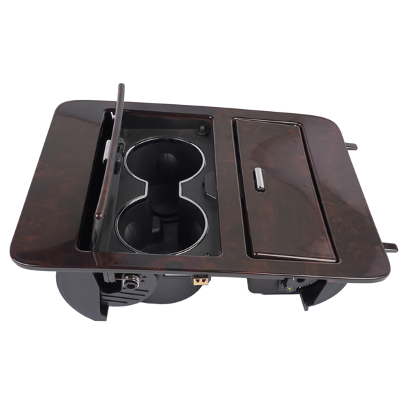 水杯架 New Console Cup Holder Woodgrain Fits for Cadillac Escalade Chevrolet Suburban Silverado GMC Yukon Sierra 1500 2500HD 3500HD 2007-2014 23164631 20811675-3