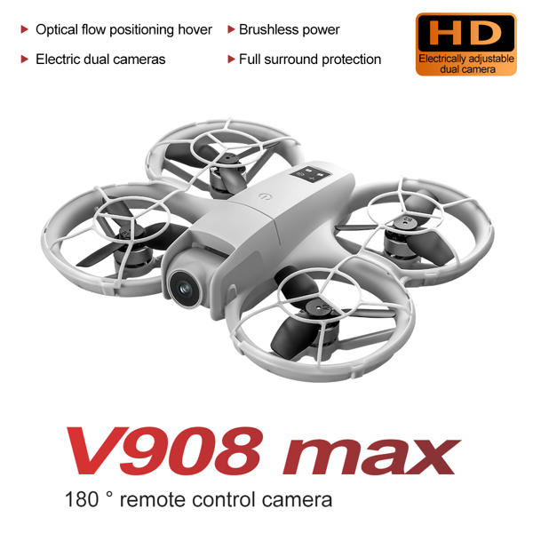 V908MAX Drone - Outdoor Quadcopter Suitable for Beginners & s, 120° Wide-Angle FPV Camera, 360° Flips, Motorized Tilt,, Large-Screen Remote Controller, Ideal Gift for Drone Enthusiasts-1