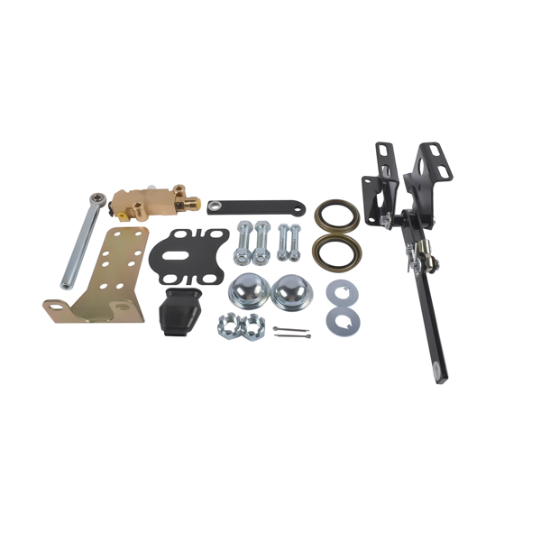 Front Disc Brake Conversion Kit Manual Master Cylinder & Valve Replacement for 1957-1972 Ford Galaxie & Fullsize Cars-9