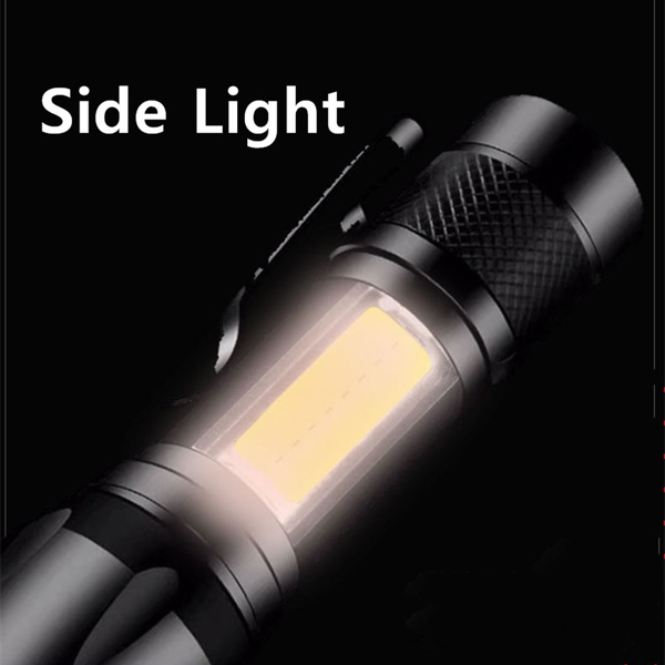 2 套可充电式小型LED手电筒野营手电筒工作灯-6