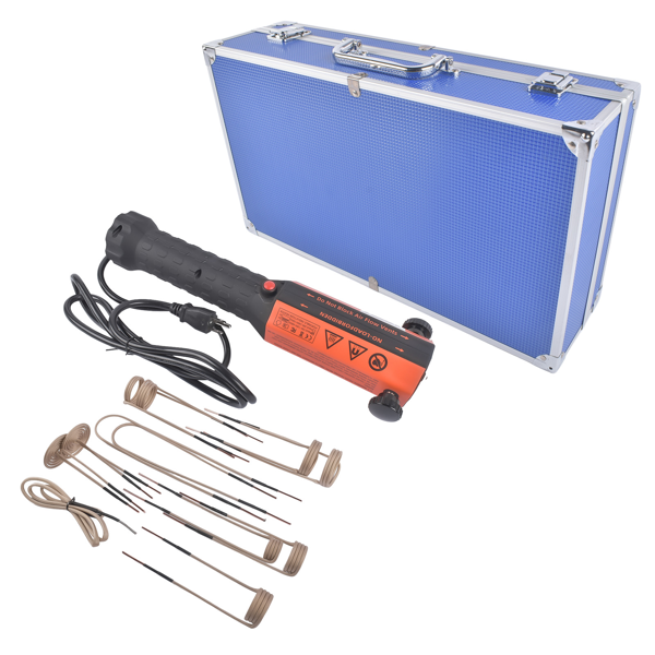 加热器 1200W 110V Magnetic Induction Heater Induction Tool Flameless Bolt Remover Heat Tool for Rusty Screw Removing with 12 Coils-12